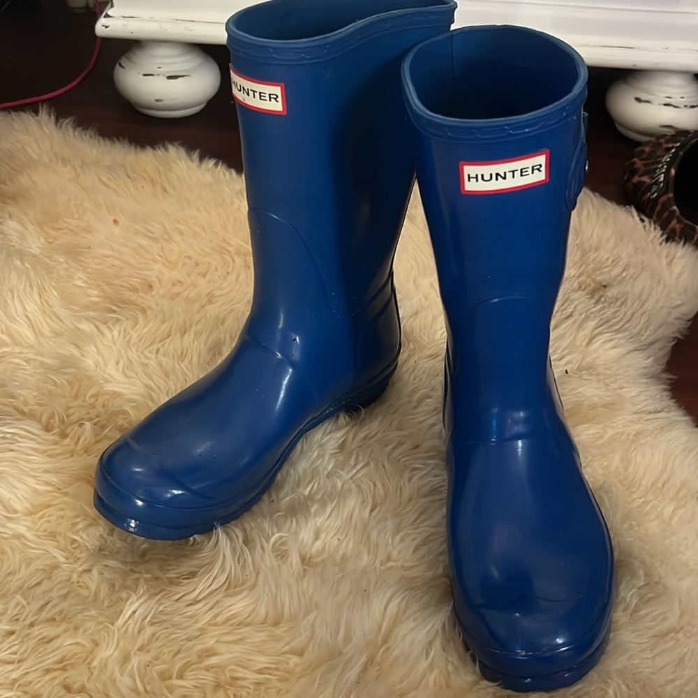 Hunter boots Blue 8